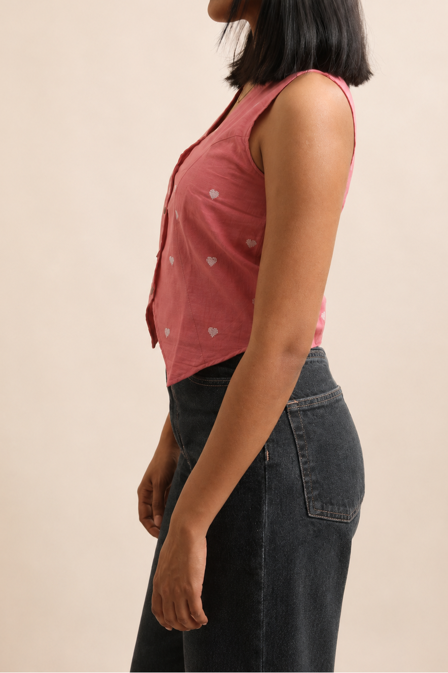 PINK HEART VEST