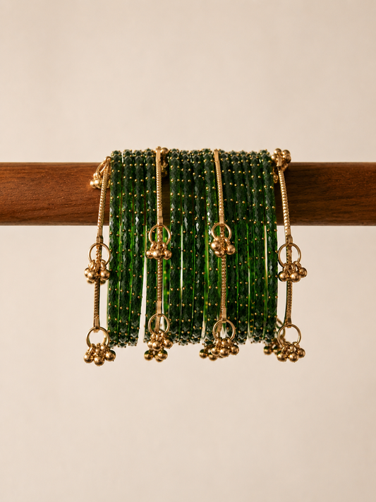 RAINDROP & GHUNGRU BANGLES
